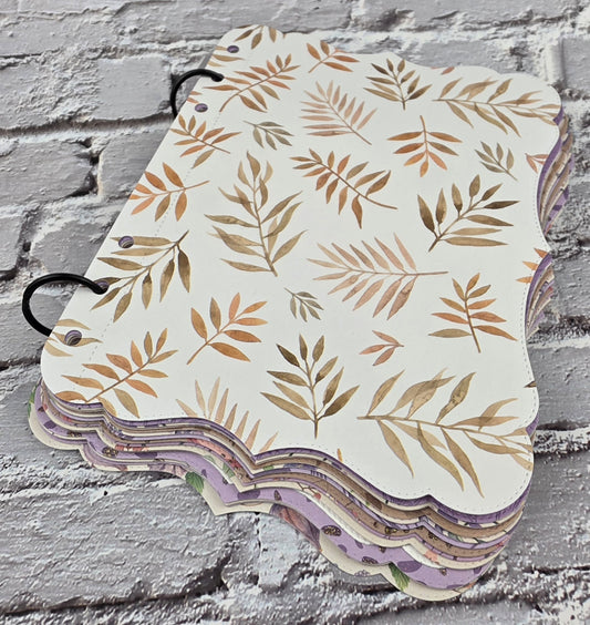 Handmade Journal / Scrapbook 14 Seiten Aquarellpapier (14x10cm) 300gsm