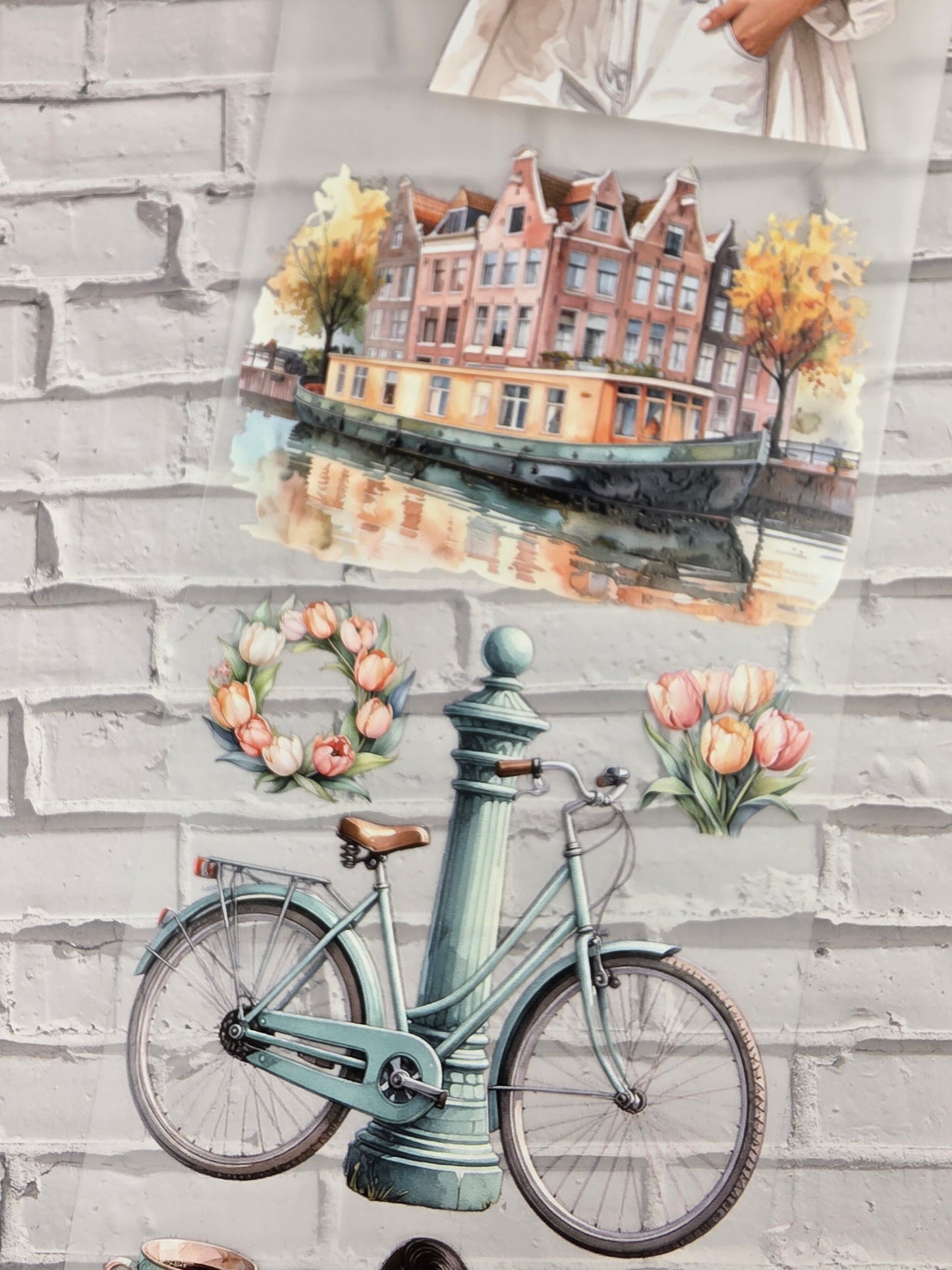 PET Tape 3D Stickerband Amsterdam Ladies spring edition 7cm x 1,50m