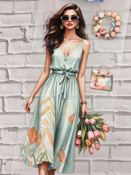 PET Tape 3D Stickerband Amsterdam Ladies spring edition 7cm x 1,50m