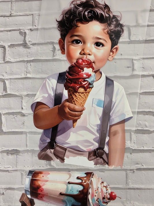 PET Tape Stickerband Ice Cream 7cm x 1,50m