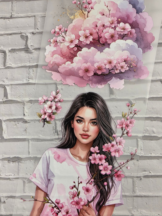 PET Tape 3D Stickerband Cherry blossom 7cm x 1,50m