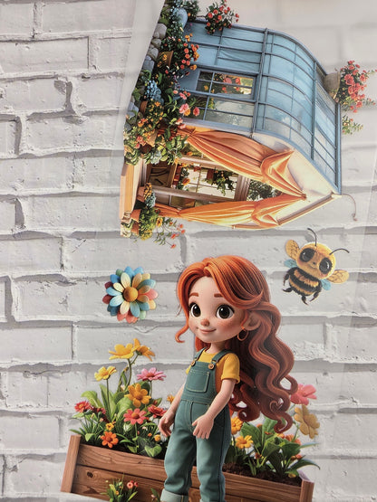 PET Tape Stickerband Rosi´s Spring 7cm x 1,50m