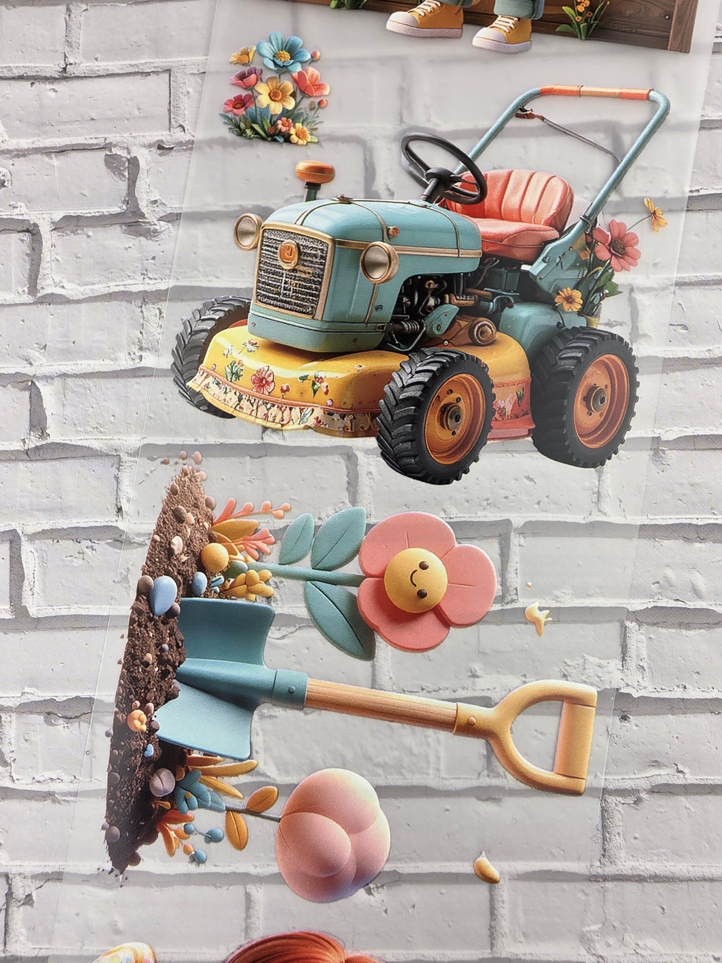 PET Tape Stickerband Rosi´s Spring 7cm x 1,50m