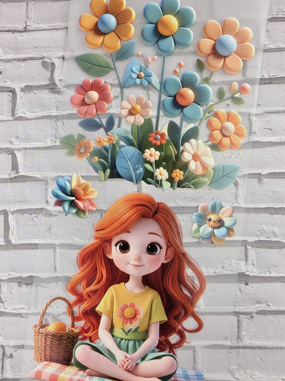 PET Tape Stickerband Rosi´s Spring 7cm x 1,50m