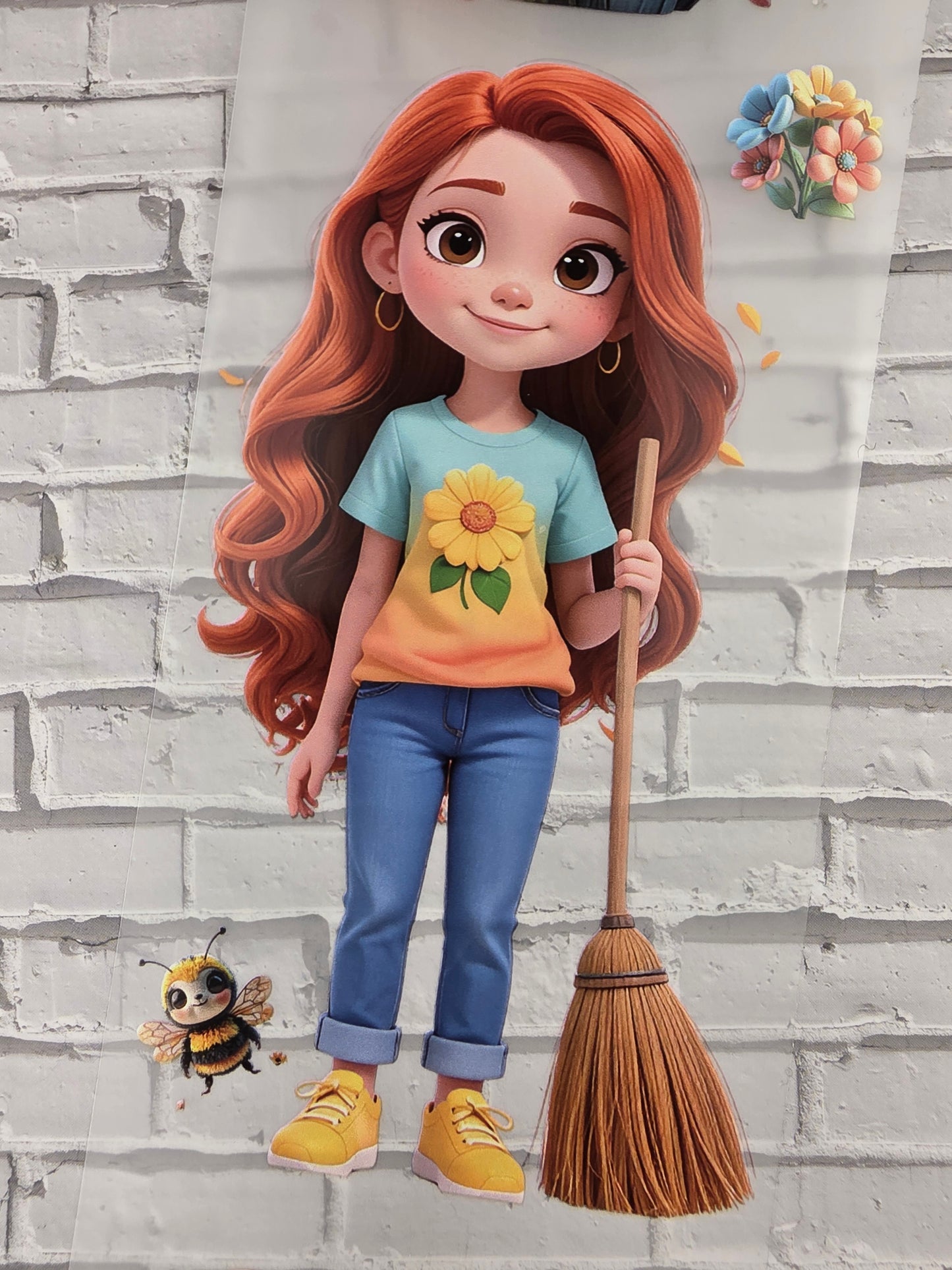 PET Tape Stickerband Rosi´s Spring 7cm x 1,50m