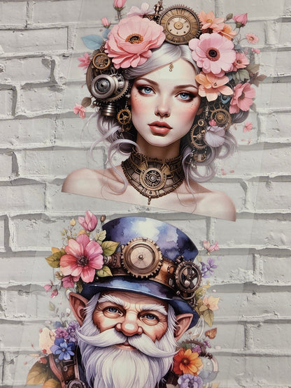PET Tape Stickerband Steampunk spring 7cm x 1,50m