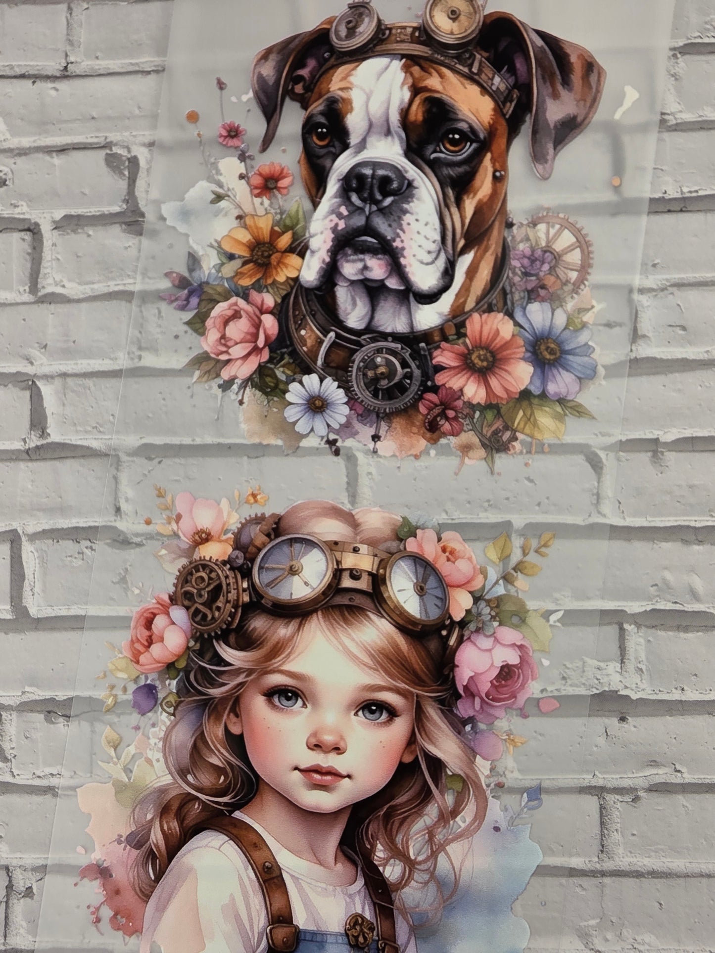 PET Tape Stickerband Steampunk spring 7cm x 1,50m