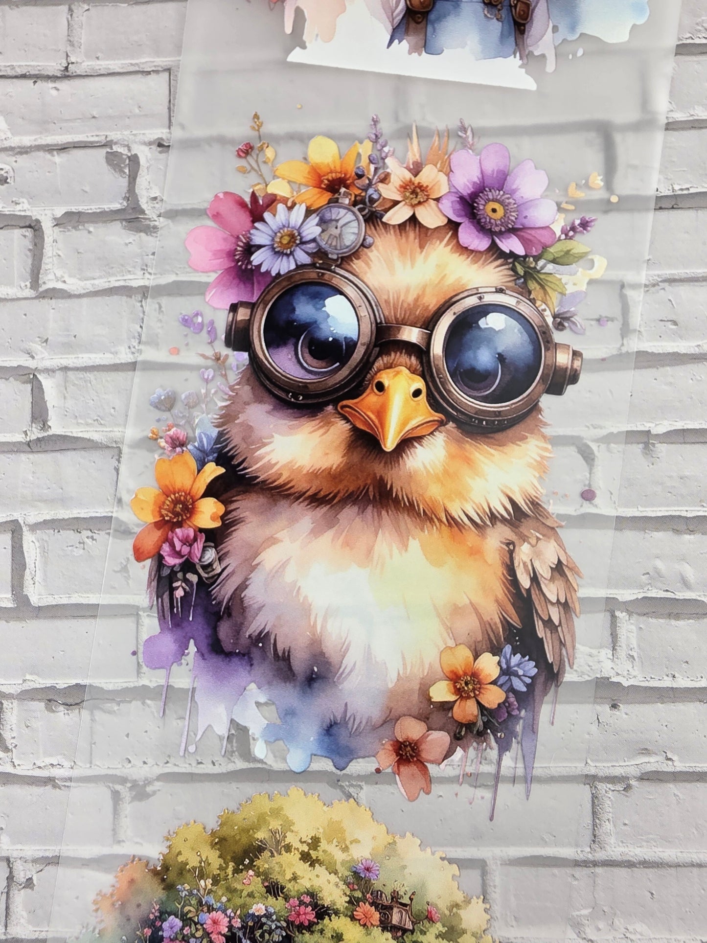 PET Tape Stickerband Steampunk spring 7cm x 1,50m