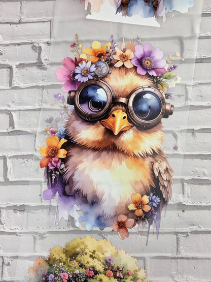 PET Tape Stickerband Steampunk spring 7cm x 1,50m