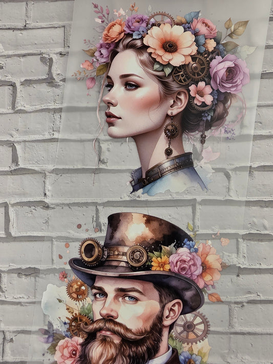 PET Tape Stickerband Steampunk spring 7cm x 1,50m