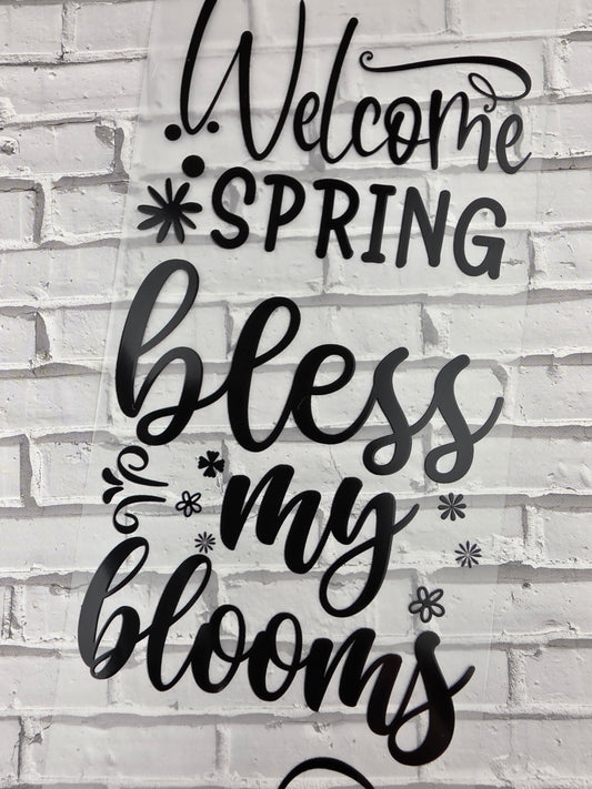 PET Tape Stickerband Spring quotes 7cm x 1,50m