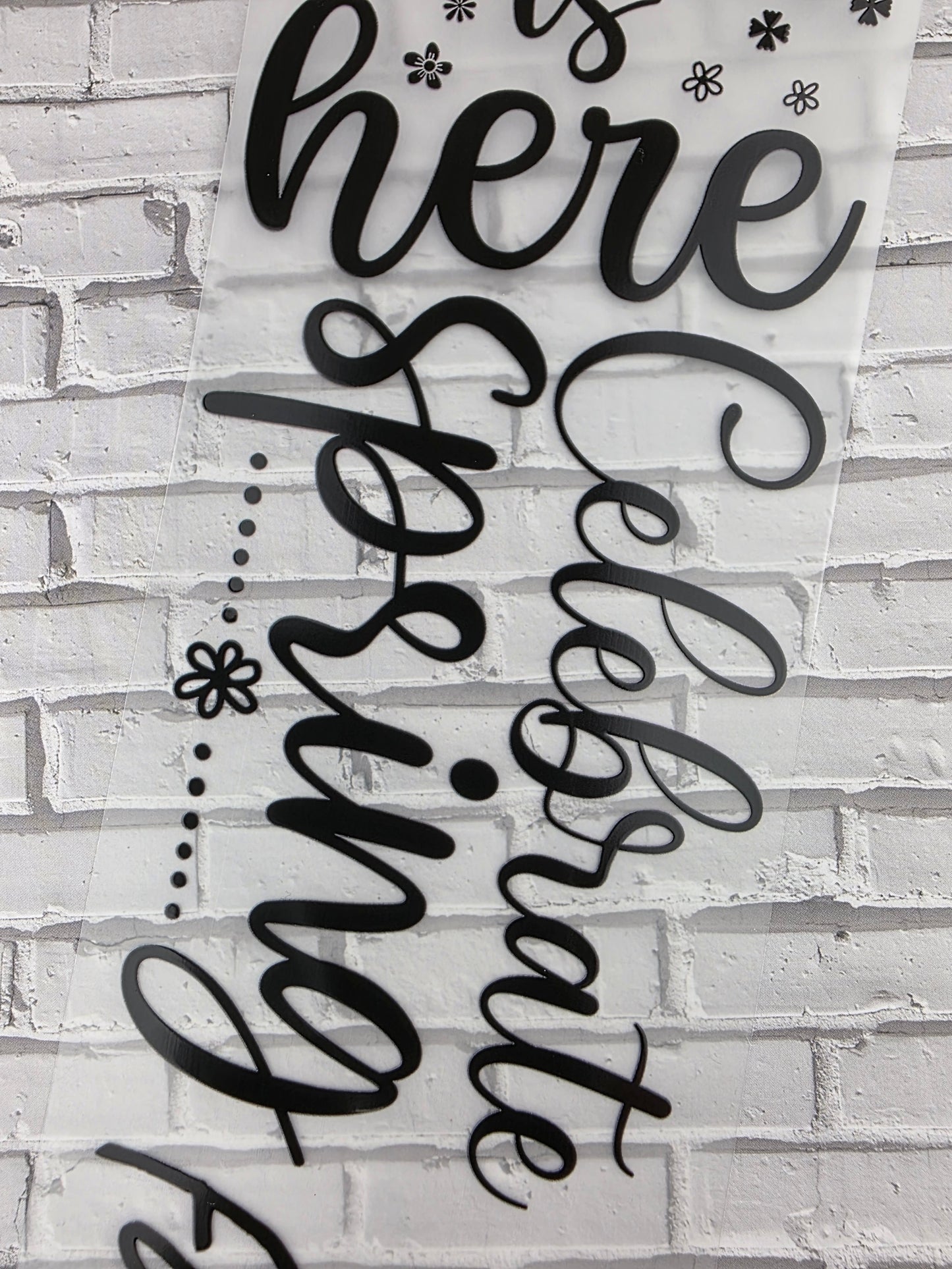 PET Tape Stickerband Spring quotes 7cm x 1,50m