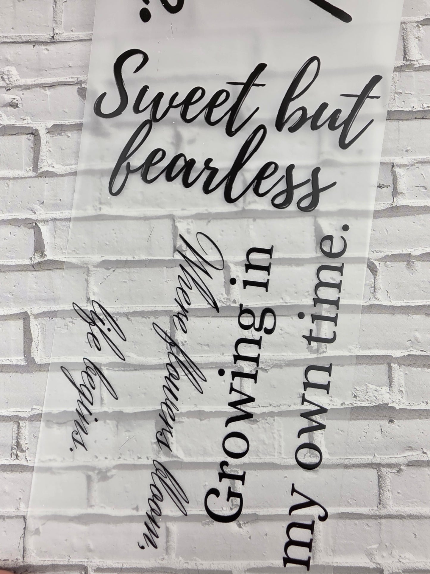 PET Tape Stickerband Spring quotes 7cm x 1,50m