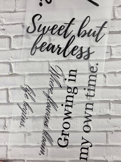 PET Tape Stickerband Spring quotes 7cm x 1,50m