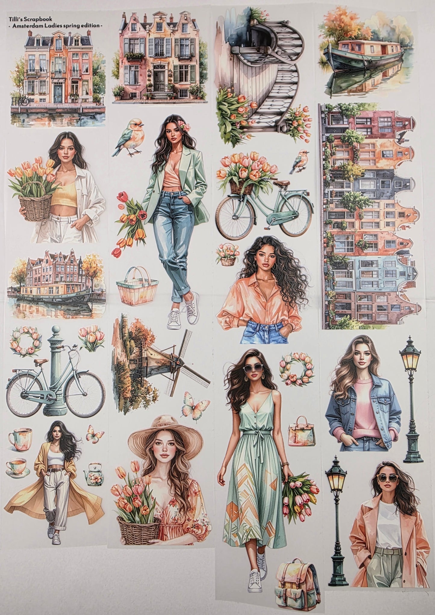 PET Tape Stickerband 6er Set 3D Bundle 7cm x 1,50m