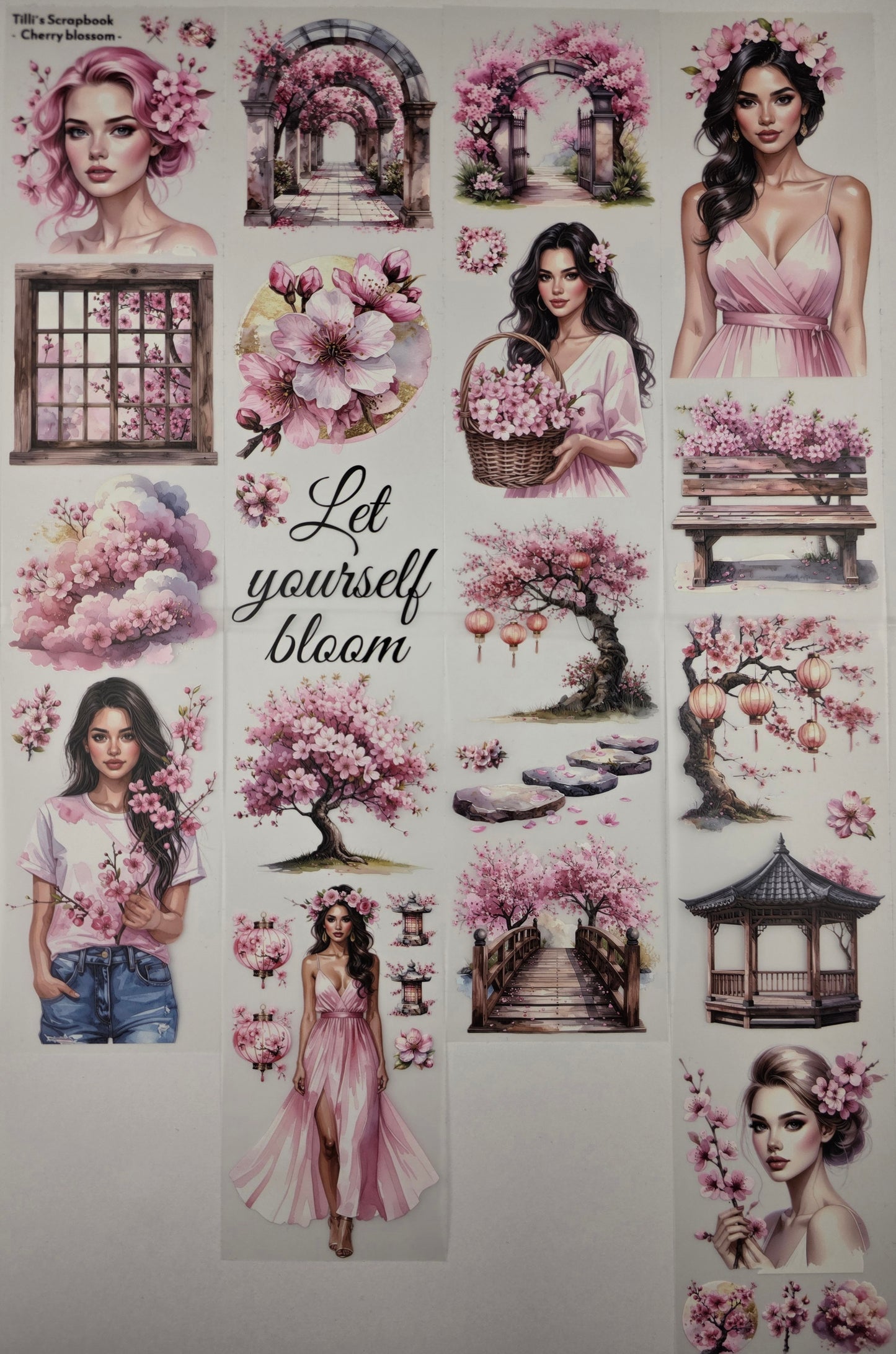 PET Tape Stickerband 6er Set 3D Bundle 7cm x 1,50m