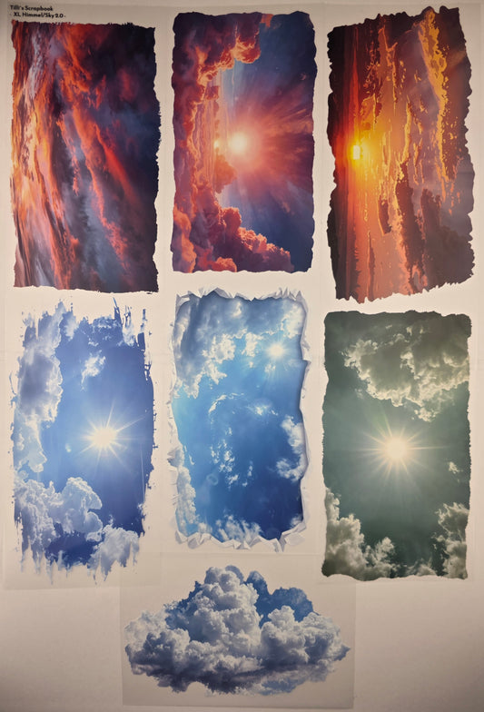 PET Tape 5er Set XL Stickerbänder Bundle 12cm x 1,50m -Kollektion Februar 2026-