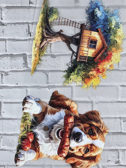 PET Tape 3D Stickerband Family BBQ 7cm x 1,50m