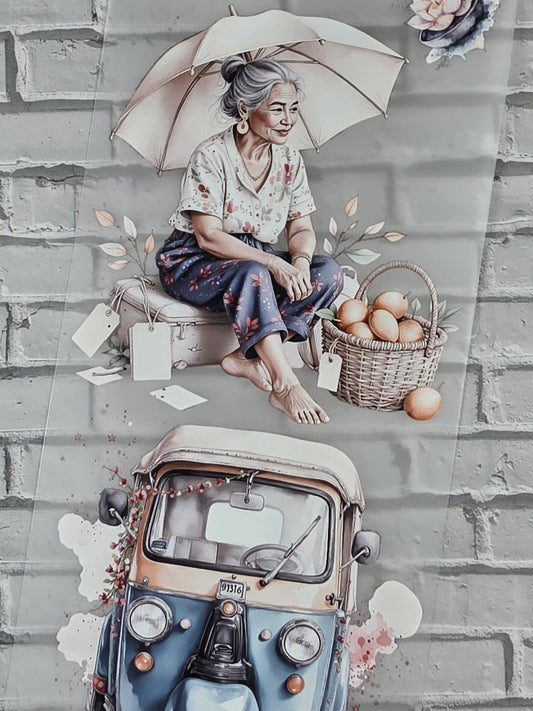 PET Tape 3D Stickerband Thailand 7cm x 1,50m