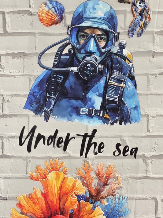 PET Tape 3D Stickerband Seaworld 7cm x 1,50m