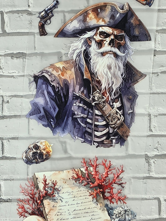 PET Tape 3D Stickerband Cursed by the sea 7cm x 1,50m