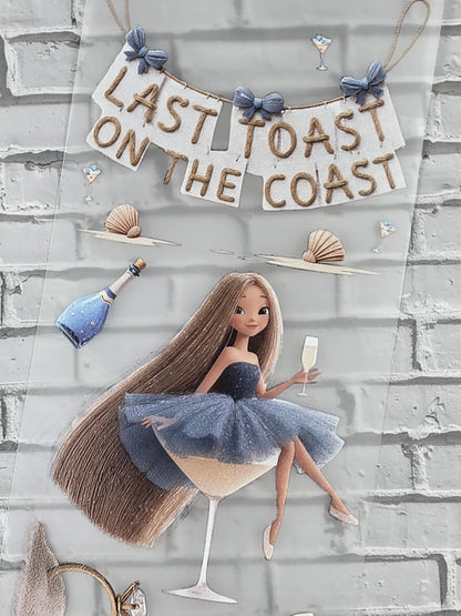 PET Tape 3D Stickerband Last toast on the coast 7cm x 1,50m