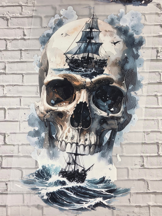 PET Tape XL 3D Stickerband Cursed by the sea 12cm x 1,50m