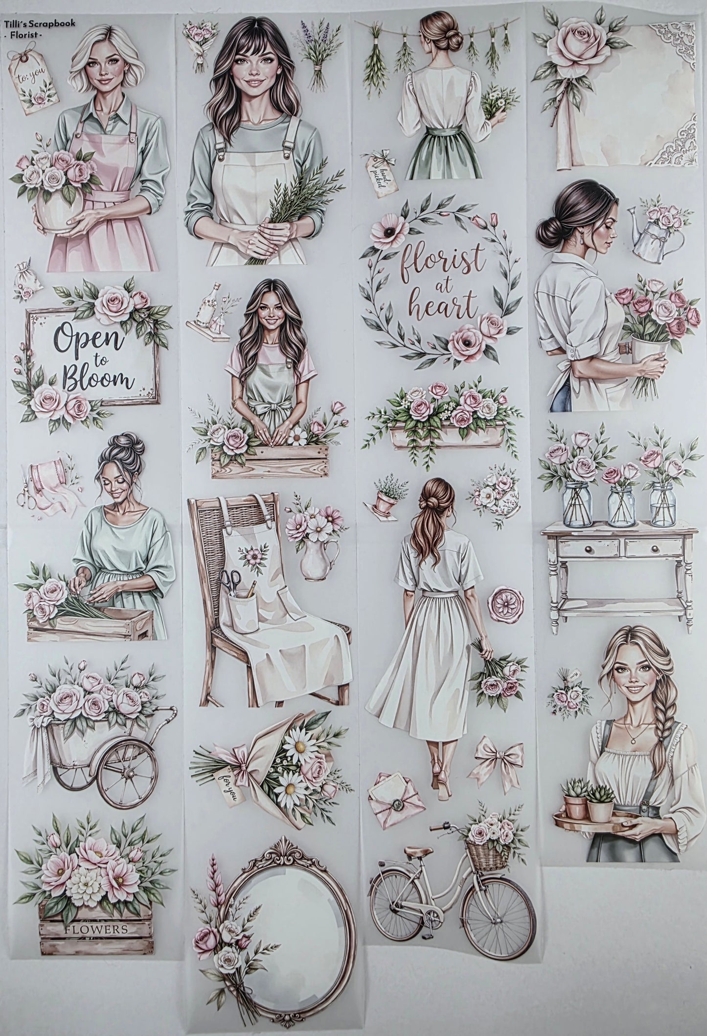 PET Tape 3D Stickerband Florist 7cm x 1,50m