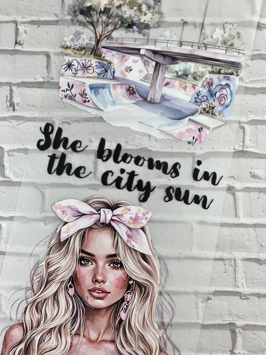 PET Tape 3D Stickerband Summer city 7cm x 1,50m