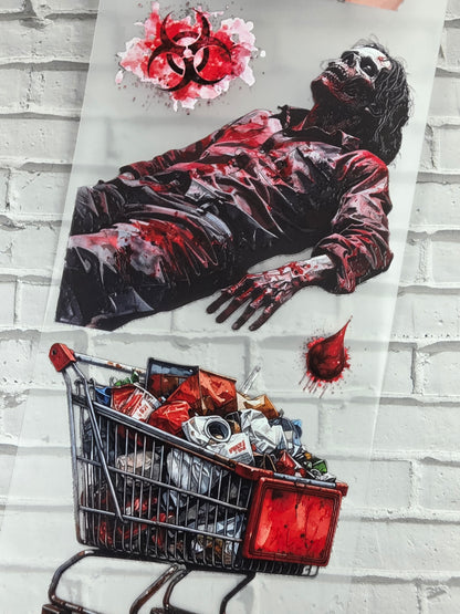 PET Tape 3D Stickerband Zombie apocalypse 7cm x 1,50m