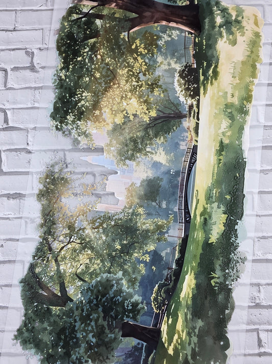 PET Tape XL 3D Stickerband New York summer 12cm x 1,50m