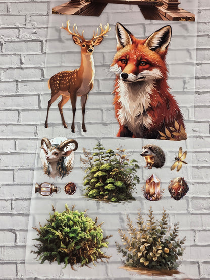 PET Tape XL 3D Stickerband Building Set Magic Forest 12cm x 1,50m
