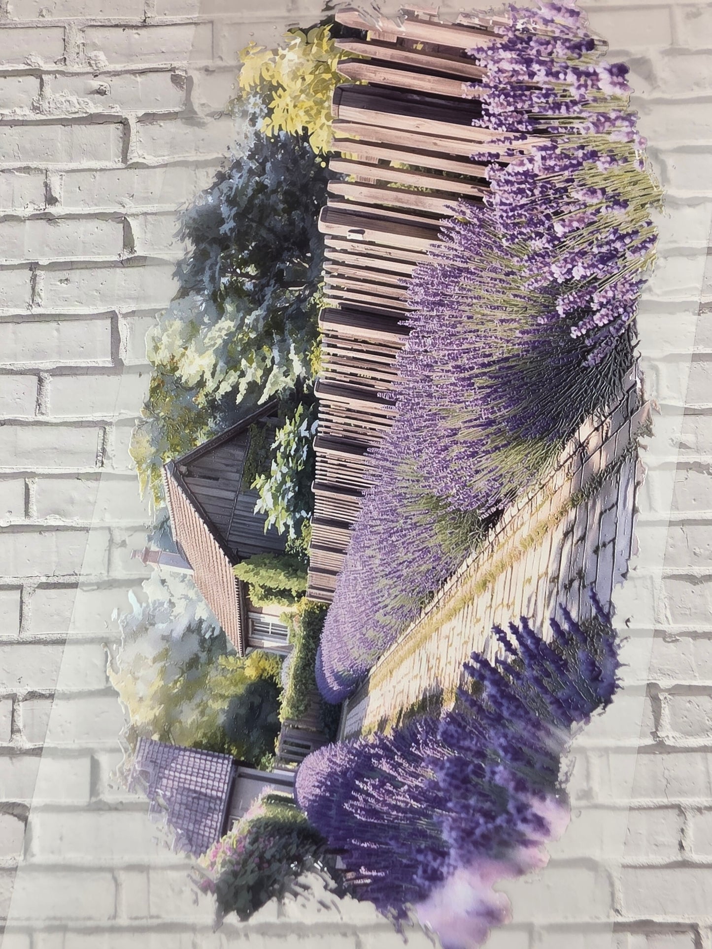 PET Tape XL 3D Stickerband Lavender 12cm x 1,50m