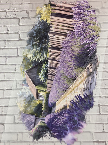 PET Tape XL 3D Stickerband Lavender 12cm x 1,50m