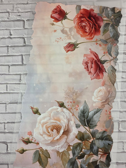 PET Tape XL 3D Stickerband Rosegarden 12cm x 1,50m