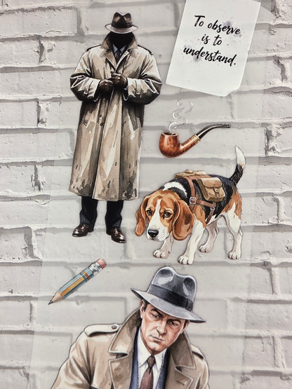 PET Tape 3D Stickerband Detective 7cm x 1,50m