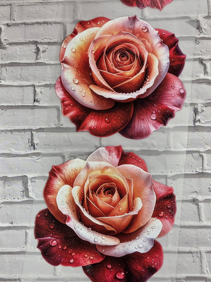 3er Set PET Tape 3D Stickerband XL Rosegarden, Rosegarden & Roses