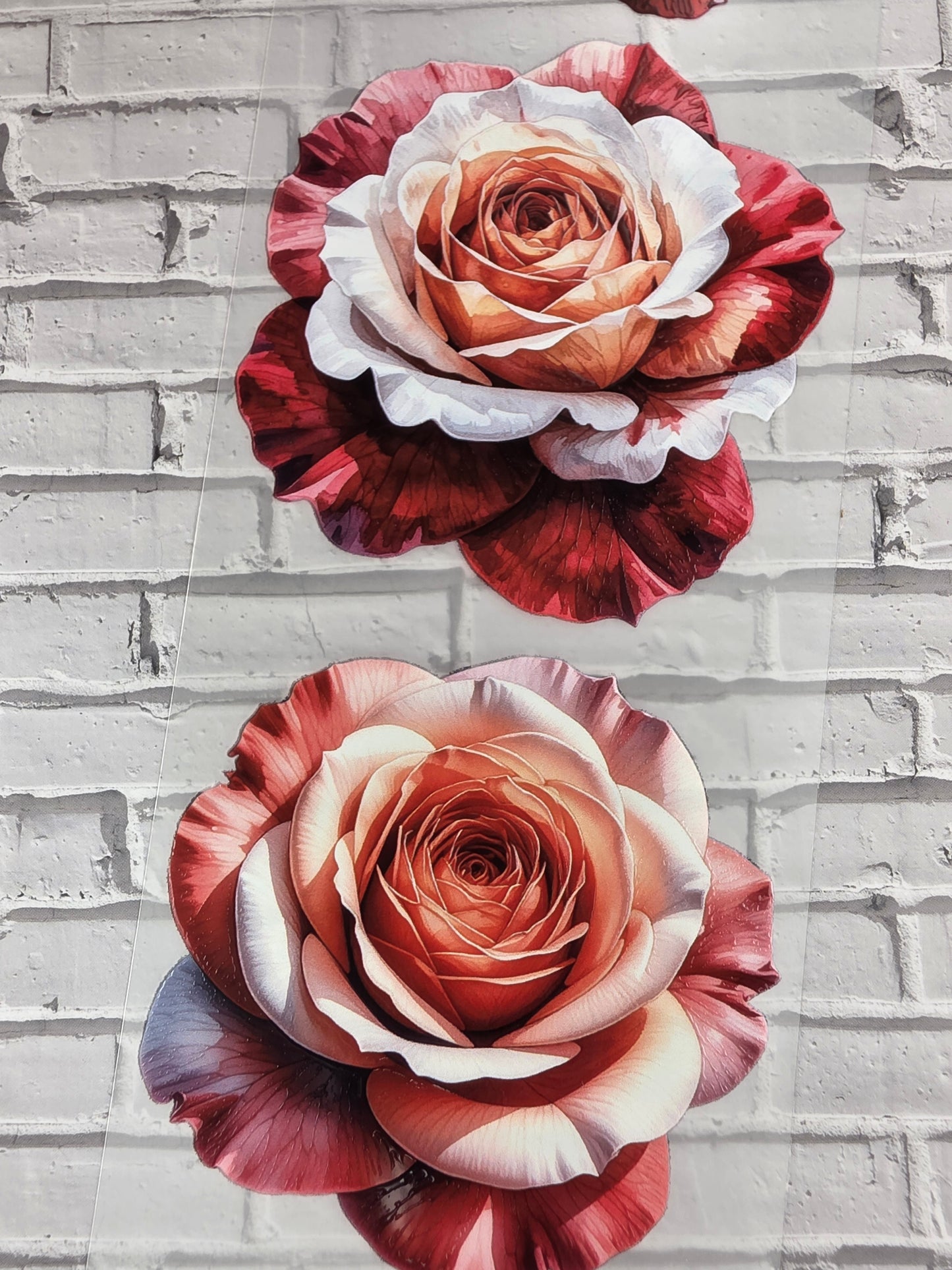 PET Tape 3D Stickerband Roses 7cm x 1,50m