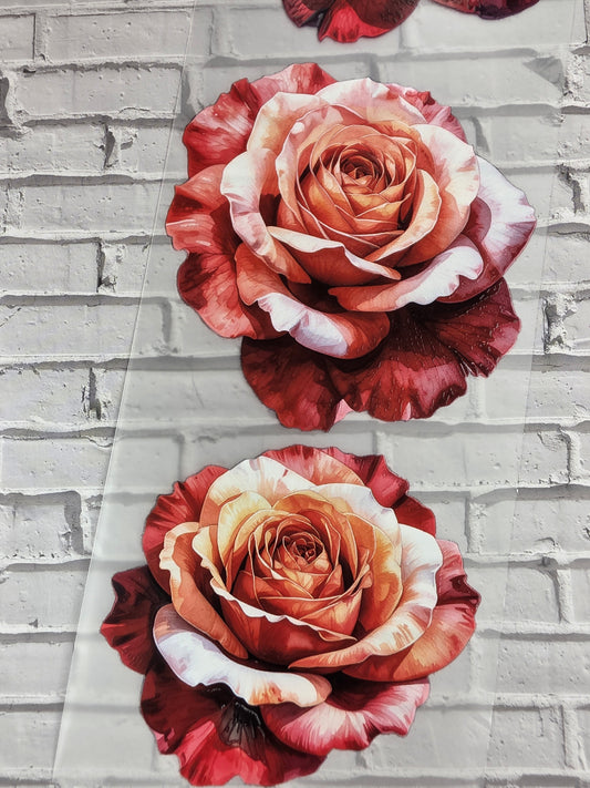 PET Tape 3D Stickerband Roses 7cm x 1,50m