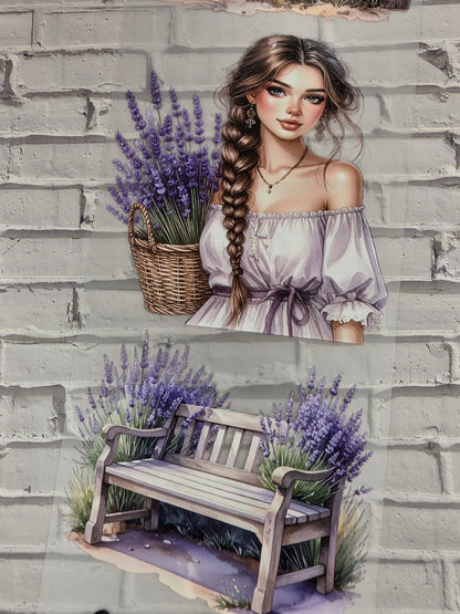PET Tape 3D Stickerband Lavender 7cm x 1,50m