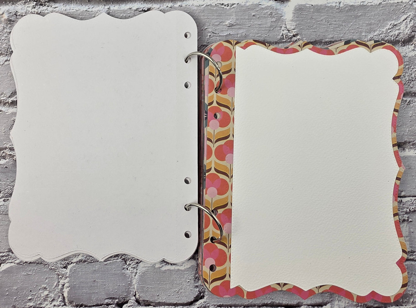 Handmade Journal / Scrapbook 14 Seiten Aquarellpapier (14x10cm) 300gsm