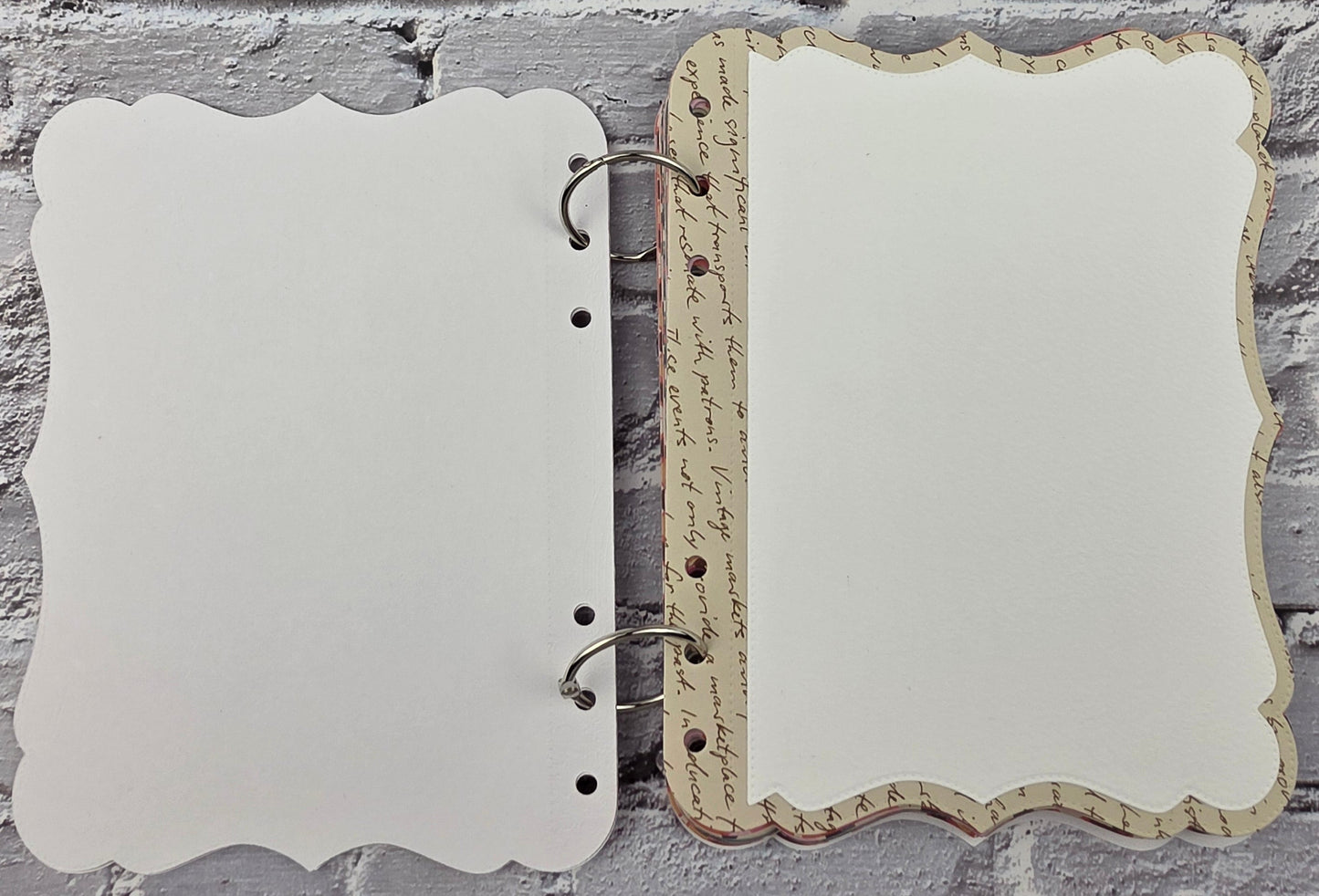 Handmade Journal / Scrapbook 14 Seiten Aquarellpapier (14x10cm) 300gsm