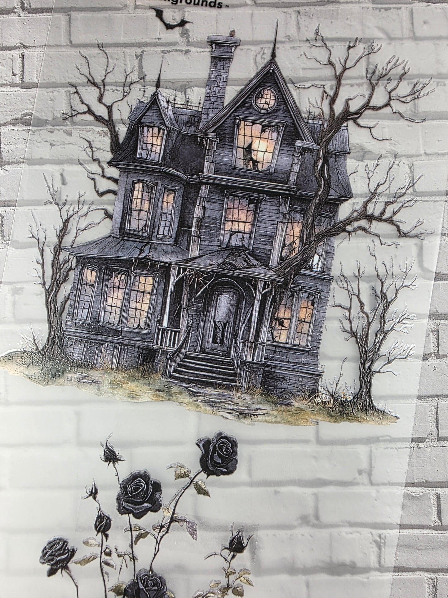 PET Tape XL 3D Stickerband Gothic backgrounds 12cm x 1,50m