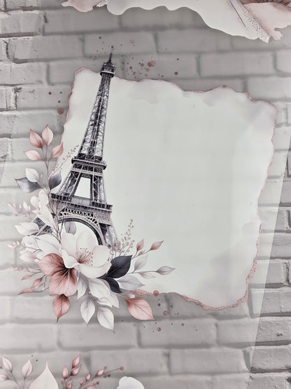 PET Tape XL 3D Stickerband Paris backgrounds 12cm x 1,50m