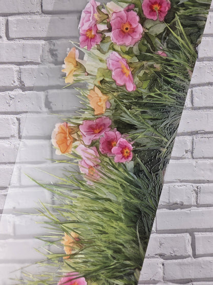 PET Tape 3D Stickerband Summer Grass border 7cm x 1,50m