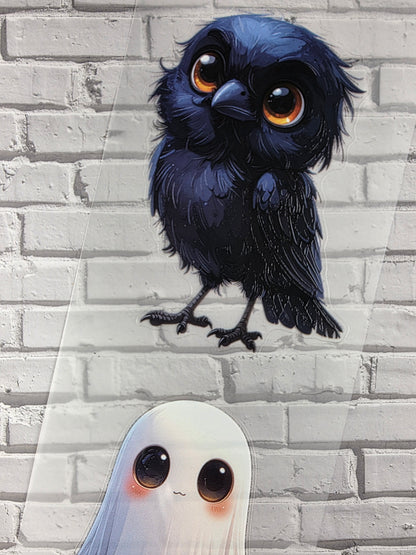 PET Tape 3D PRE-Cut Stickerband Blue Panda Journals Creepy Cute 7cm x 1,50m
