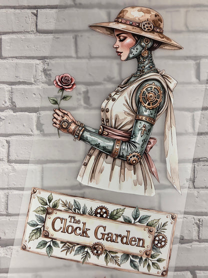 PET Tape 3D Stickerband Steampunk Flora 7cm x 1,50m