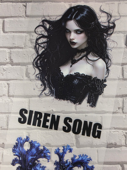 PET Tape 3D PRE-Cut Stickerband Blue Panda Journals Siren 7cm x 1,50m