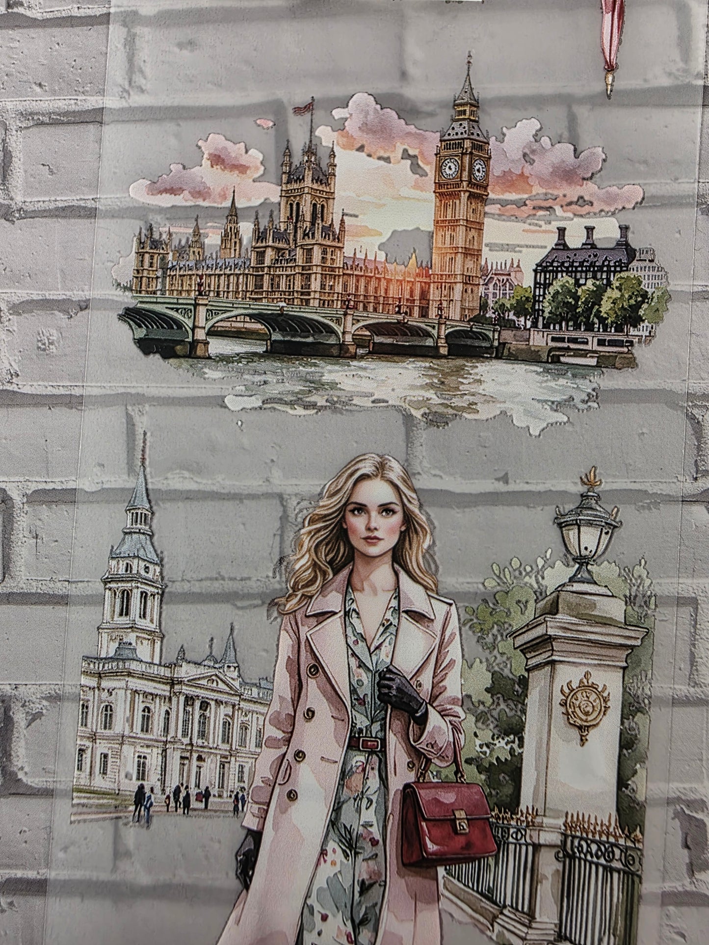 PET Tape 3D Stickerband London 7cm x 1,50m