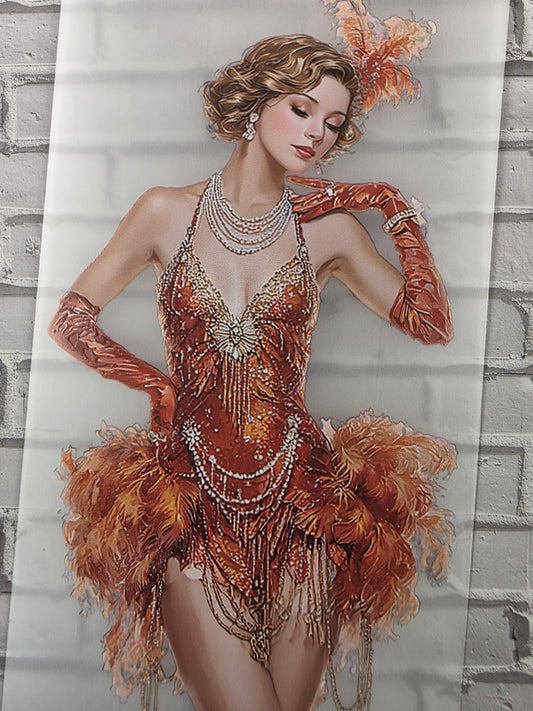 PET Tape 3D Stickerband Showgirls 7cm x 1,50m